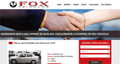 Desktop Screenshot of foxveiculosmultimarcas.com.br